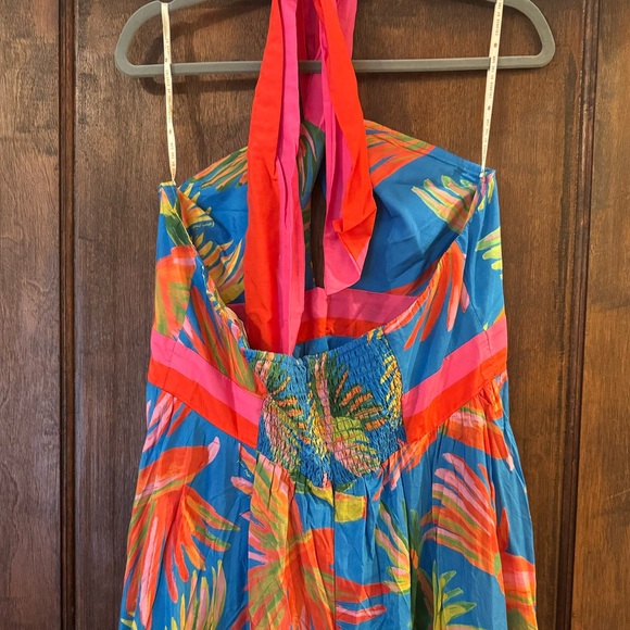 Farm Rio Painted Birds Maxi Dress Size XL (12/14) - Picture 5 of 6